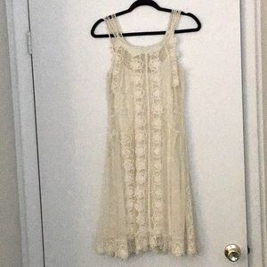Rare Candela free people crochet lace mini dress XS